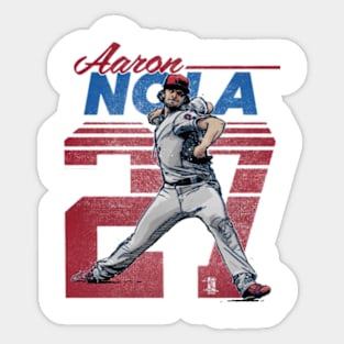 Aaron Nola Philadelphia Retro Sticker